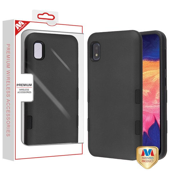 Samsung Galaxy A10E,  Fuse Hybrid Protector Case - Black