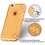 Thumbnail: Apple iPhone 6 Plus/6s Plus, Sheer Glitter Premium Candy Skin Cover - Gold