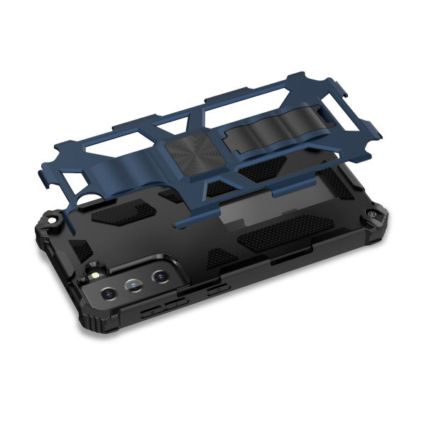 Thumbnail: MyBat Sturdy Hybrid Protector Cover (with Stand) for Samsung Galaxy S21 Plus - I