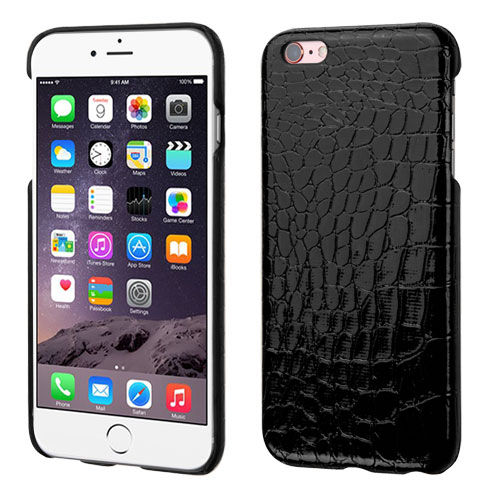 Thumbnail: Apple iPhone 6s Plus/6 Plus, Crocodile Skin Executive Protector Cover - Black