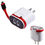Thumbnail: Micro USB Travel Charger with Dual USB Ports(3.1A) - White