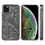 Thumbnail: Apple iPhone 12 Pro Max (6.7), Encrusted Rhinestones Hybrid Case - Black