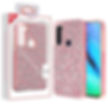 Motorola Moto G Stylus (2021), Rhinestones Hybrid Case - Electroplated Pink