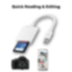 Thumbnail: MyBat Pro USB-C to SD Card Reader - White