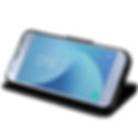 Samsung Galaxy J3/Galaxy J3 V, MyJacket Wallet Crossgrain - Black
