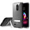 Thumbnail: LG K30, Hybrid Protector Cover (with Magnetic Metal Stand) - Black