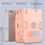 Thumbnail: MyBat Symbiosis Stand Protector Cover for Apple iPad 10.9 (2022) - Rose Gold / Rose Gold