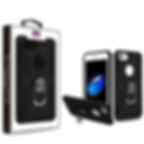 Apple iPhone 8, MyBat Anti-Drop Hybrid Protector Cover - Black