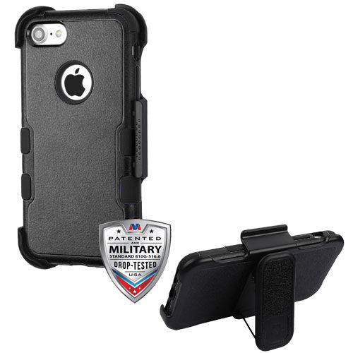 Apple iPhone 8/7, TUFF Hybrid Protector Case Combo - Black