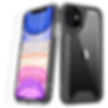 Apple iPhone 11 - Black Case with Tempered Glass