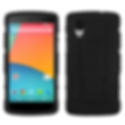 LG Nexus 5, Armor Stand Protector Cover (Rubberized) - Black
