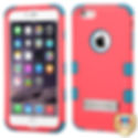Apple iPhone 7, TUFF Hybrid Phone Protector Cover - Baby Red/Tropical