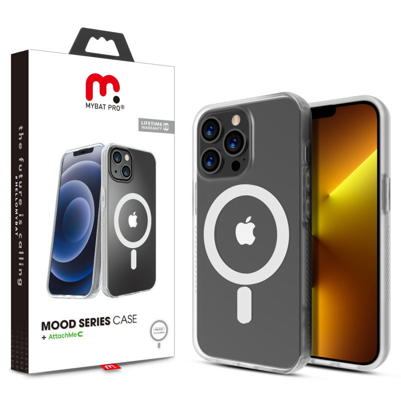 Apple iPhone 13 Pro (6.1), Mood Series Case + AttachMe - Clear