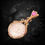 Thumbnail: Pink Bubbly Glass Pendant