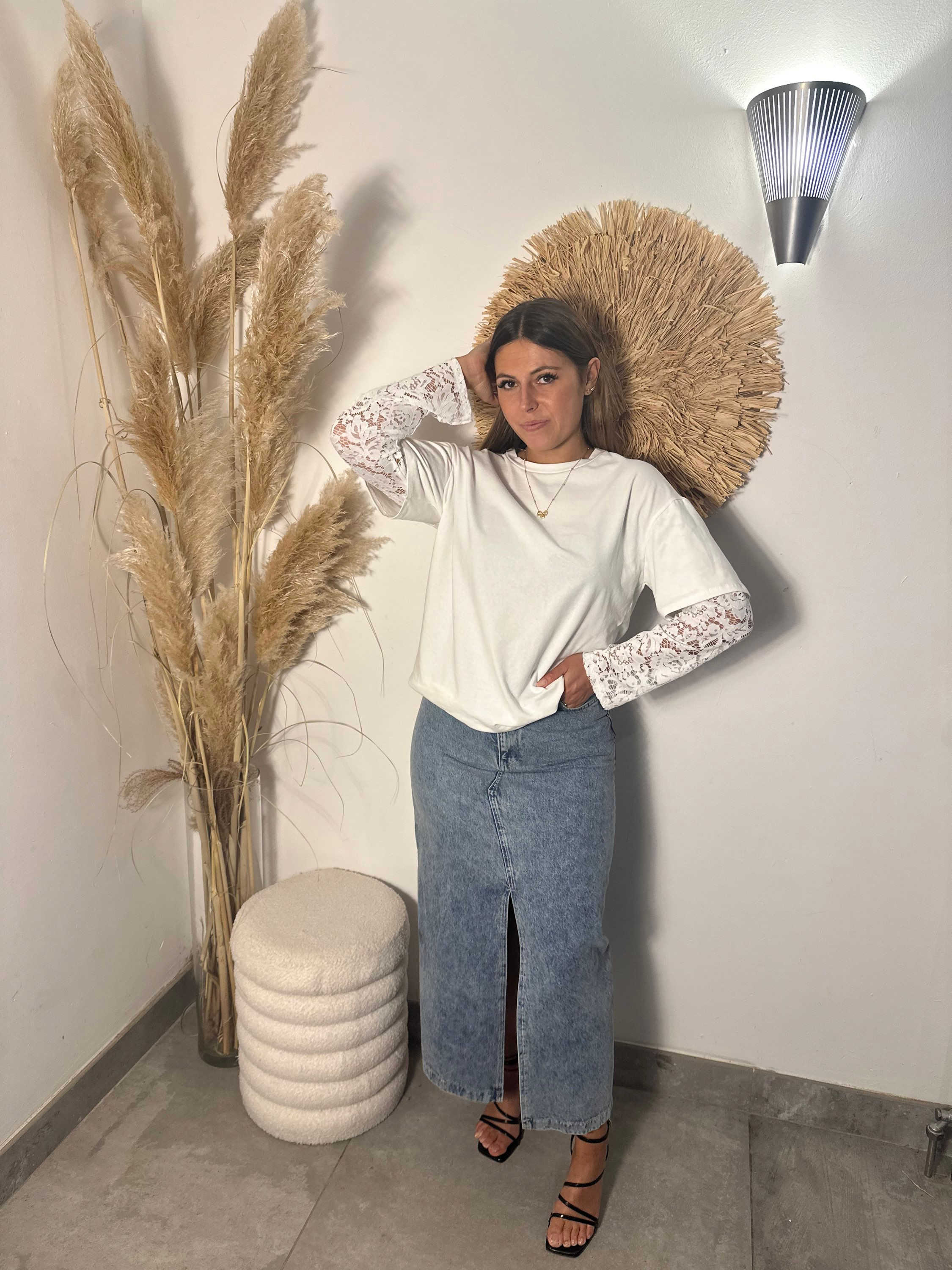 T-shirt dentelle Calais 