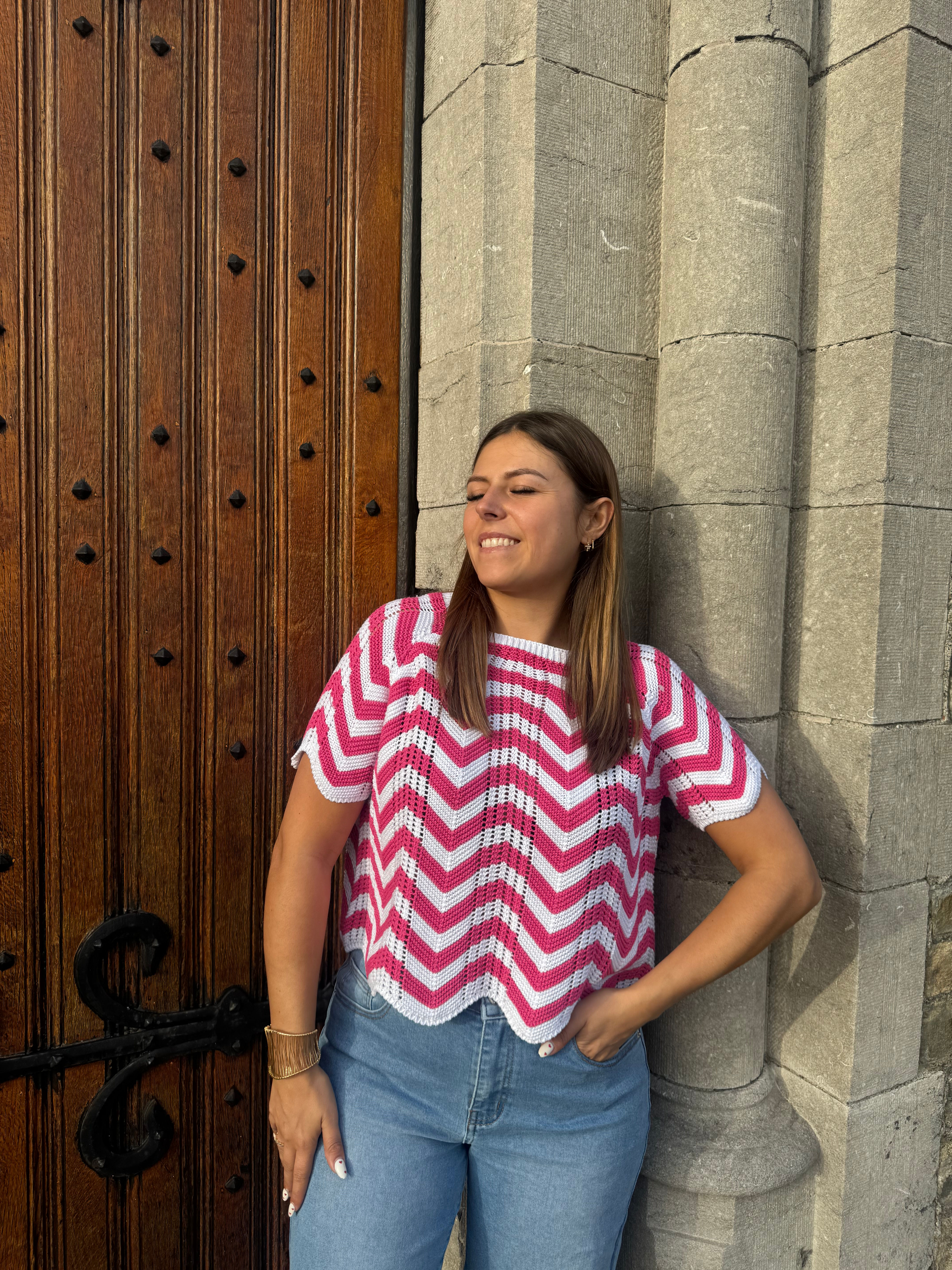 Top en mailles Porto