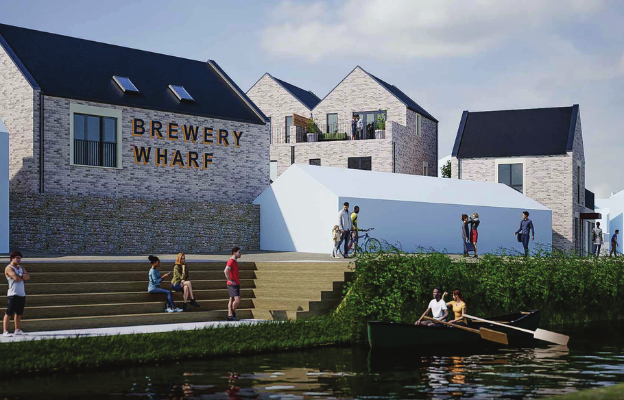 Devizes Wiltshire Brewery Conversion Canalside