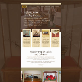 Display Case It website design
