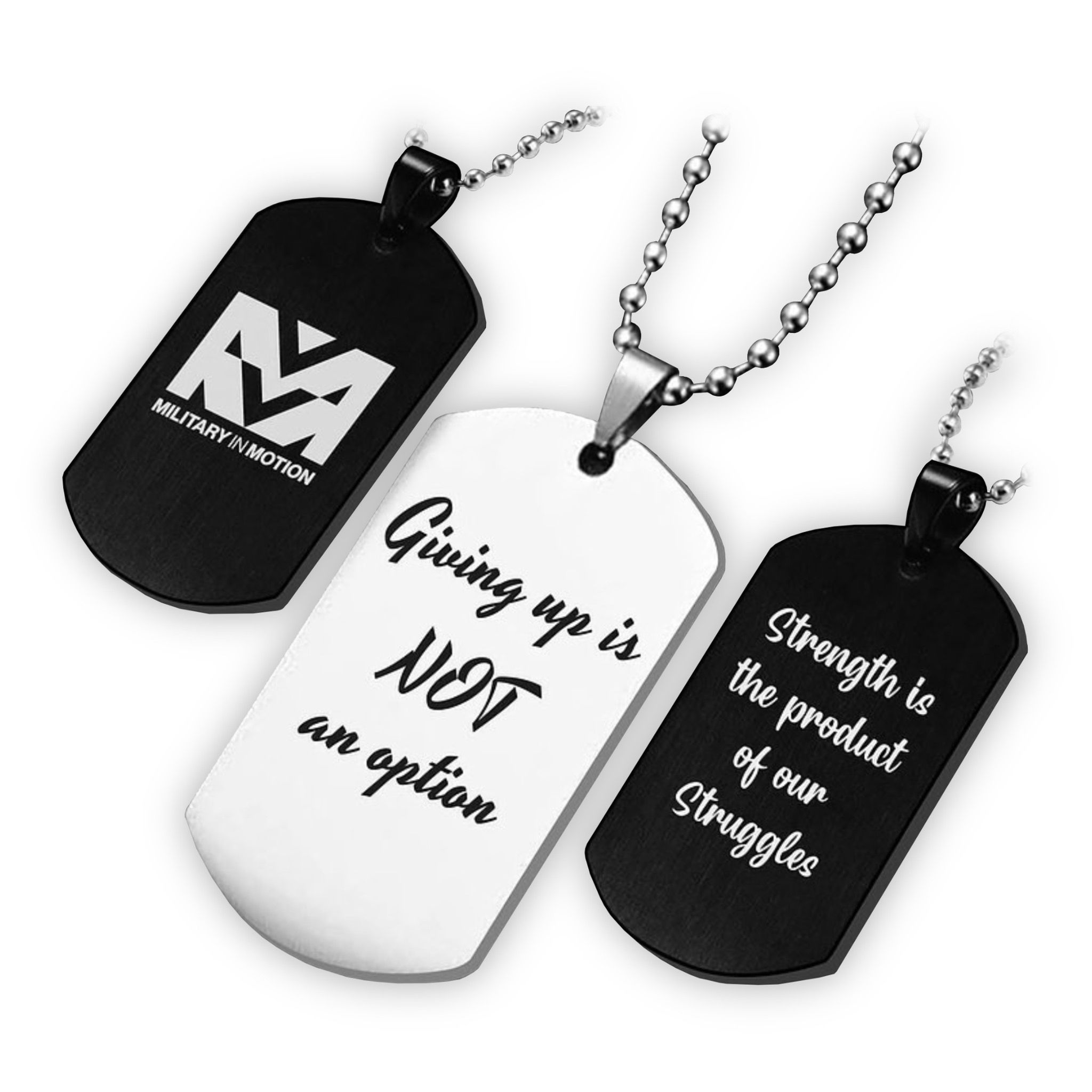 Military in Motion - Dog Tag