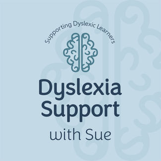 Dyslexia Support with Sue branding and website design