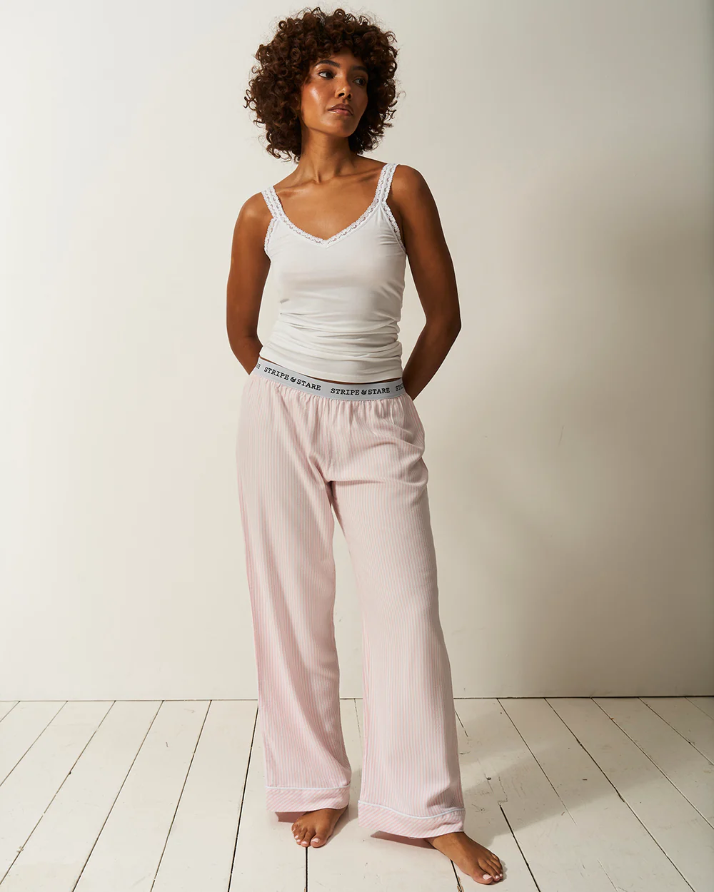 Stripe and Stare - Soft Brushed Woven Pyjama Bottoms