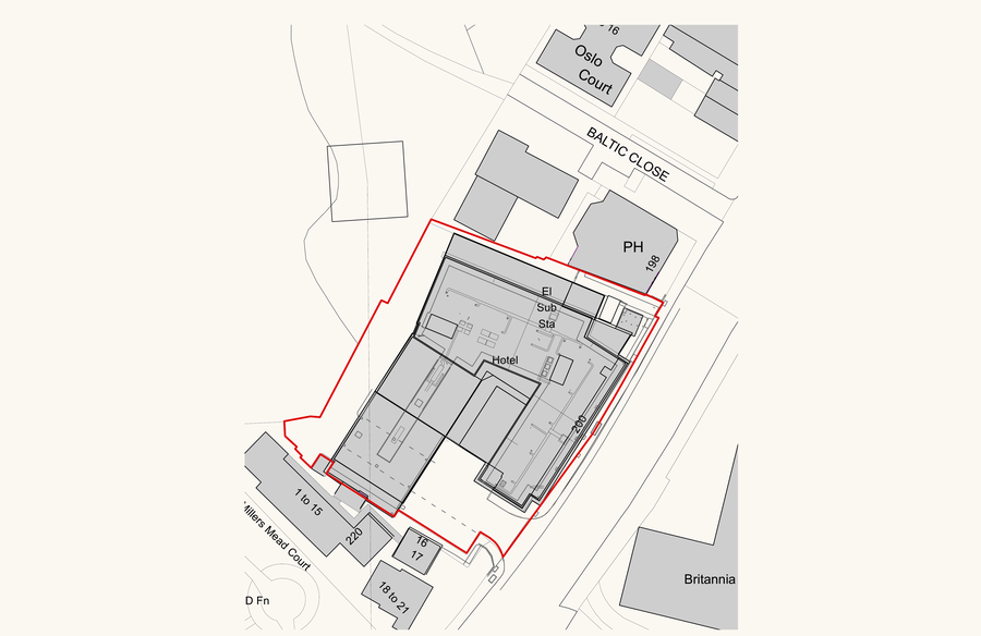 Colliers Wood London Hotel Refurbishment Site Plan