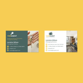YorAgent website design and design for print
