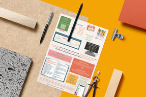 Sherburn Library print collateral design