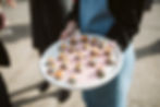 Wedding canapés
