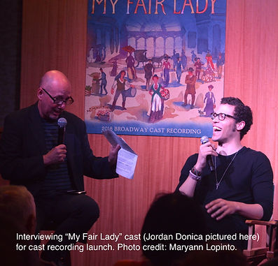 Steven Sorrentino, Jordan Donica, My Fair Lady, Lincoln Center Theater