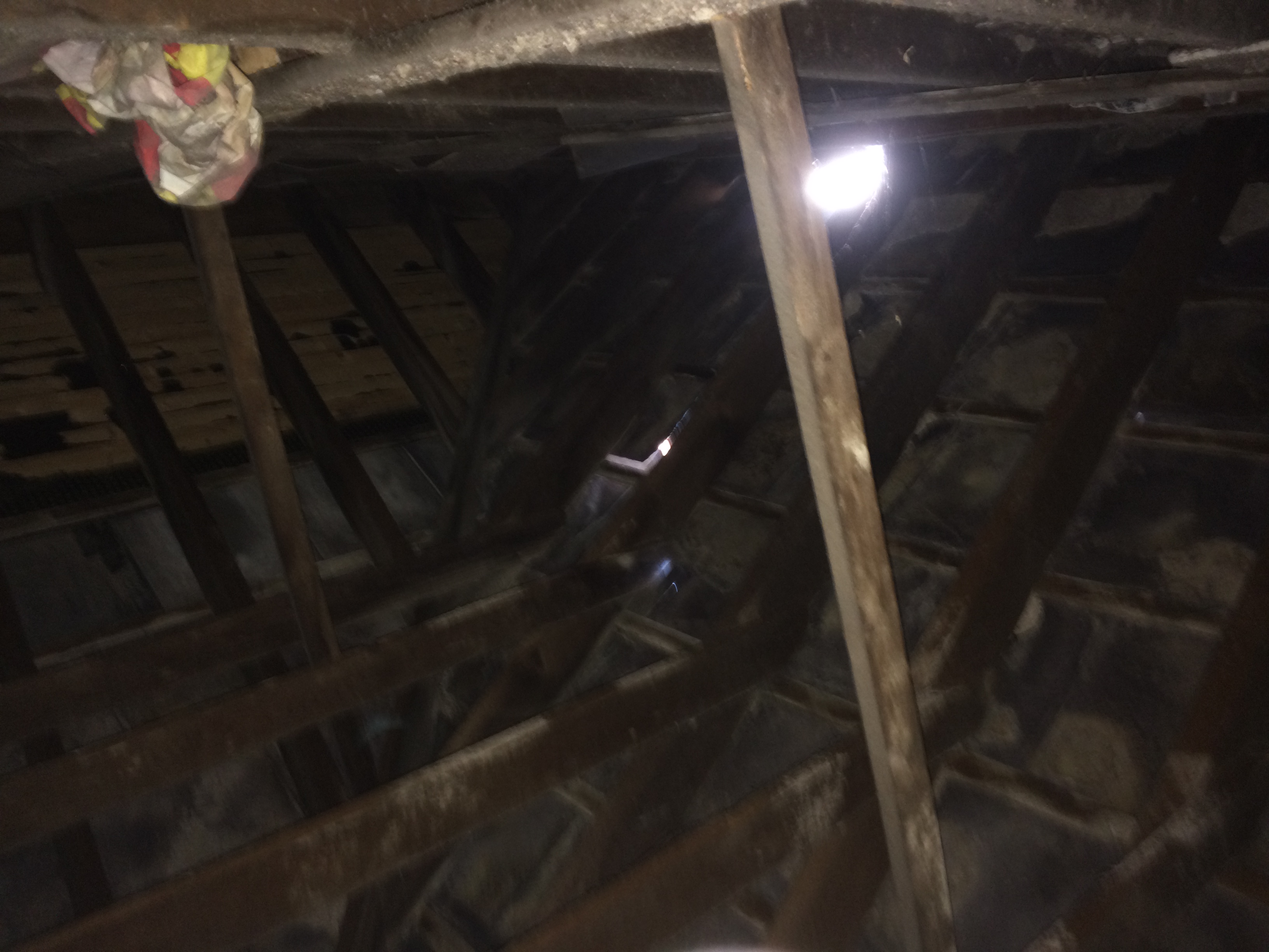 Property Repair Guys 365 perished roof with voids between slates allowing water enter property