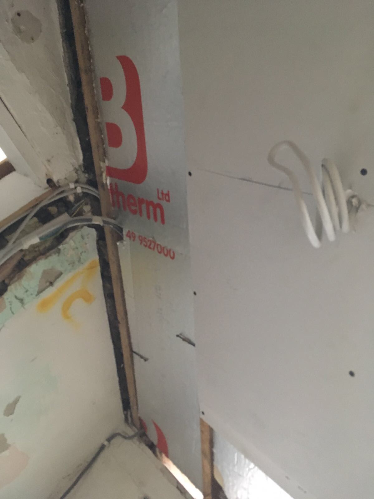 Property Repair Guys 365 Tanking and Plaster board bathroom with insulation