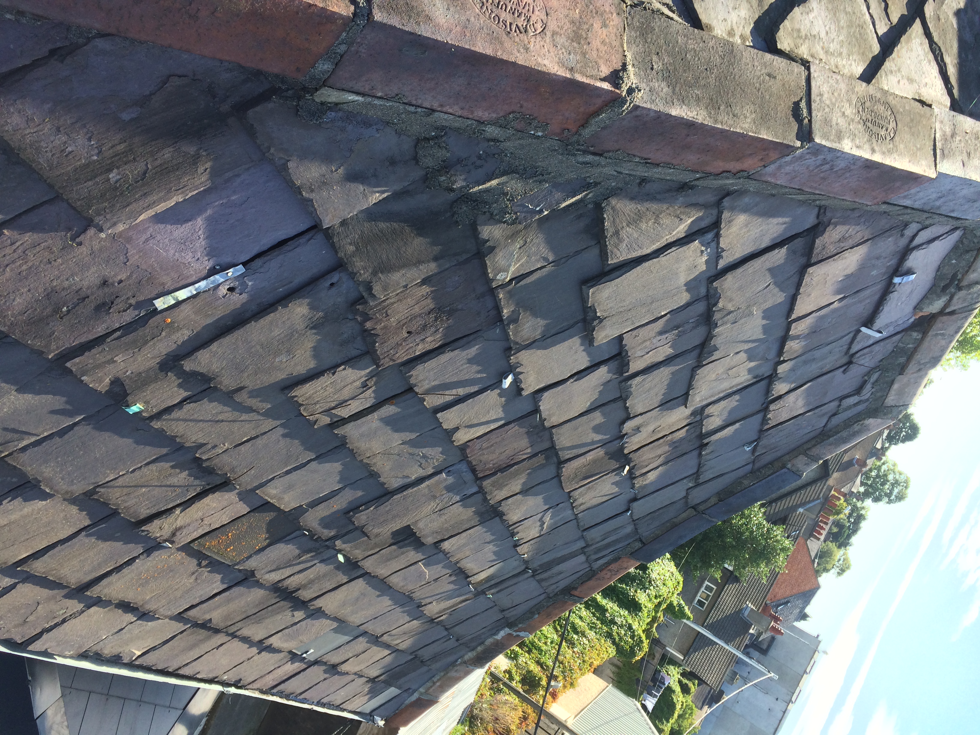 Property Repair Guys Perished Slate roof prior to works