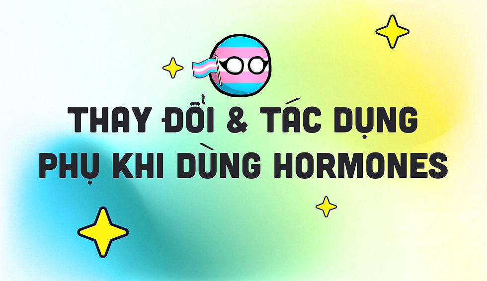 Thay đổi và tác dụng phụ của hormones Testosterone đối với người chuyển giới nam
