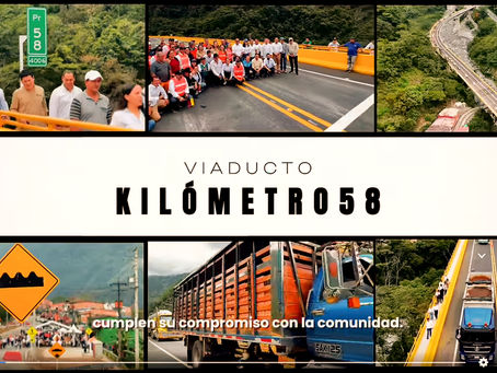 Nuevo viaducto en el kilómetro 58: un avance clave para la conectividad del Meta