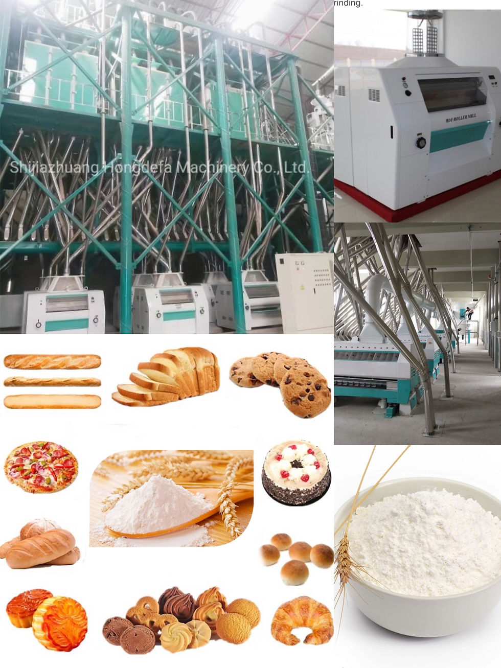 High quality maize wheat mill machine