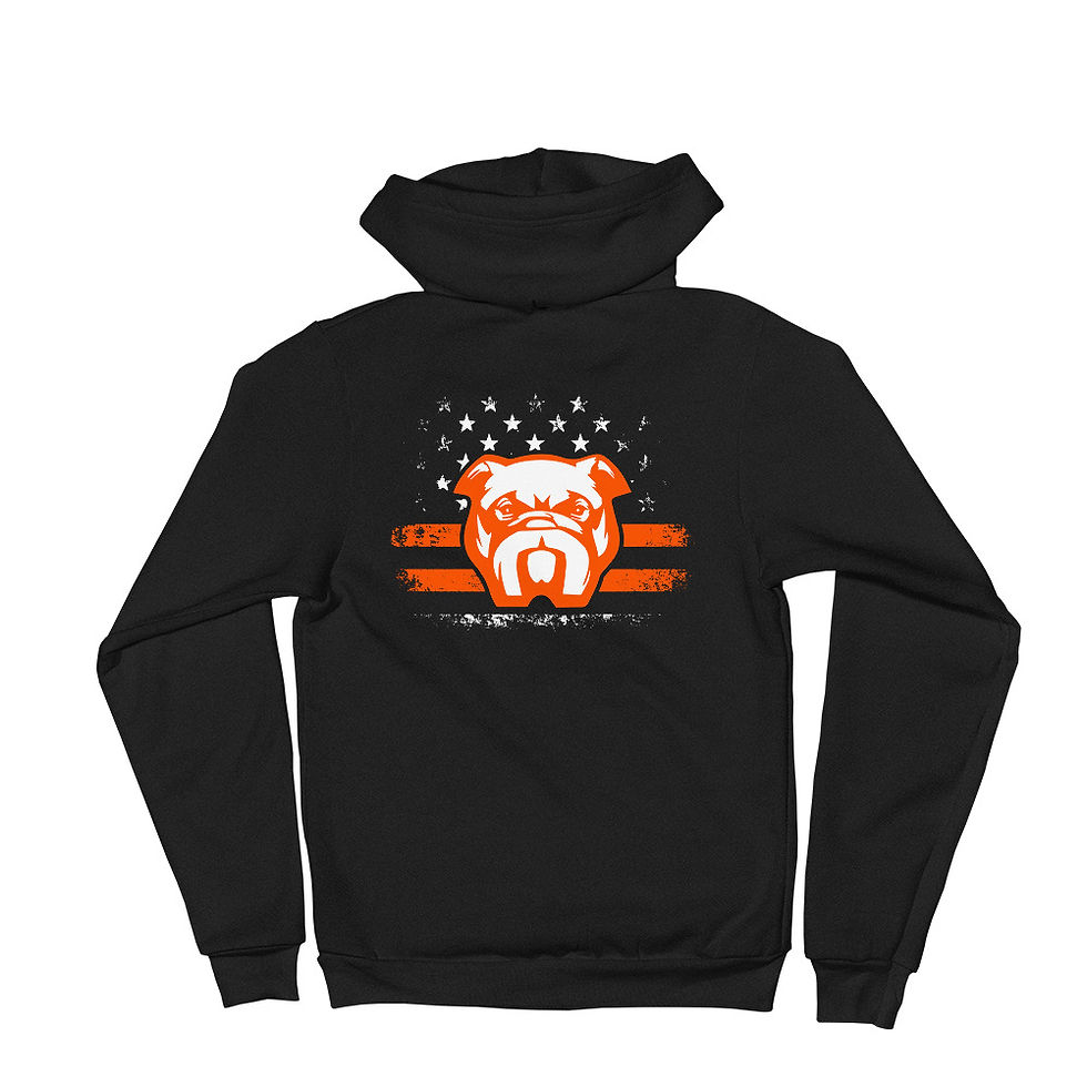 Thumbnail: Custom Unisex Zip Up Hoodie | American Apparel F497W