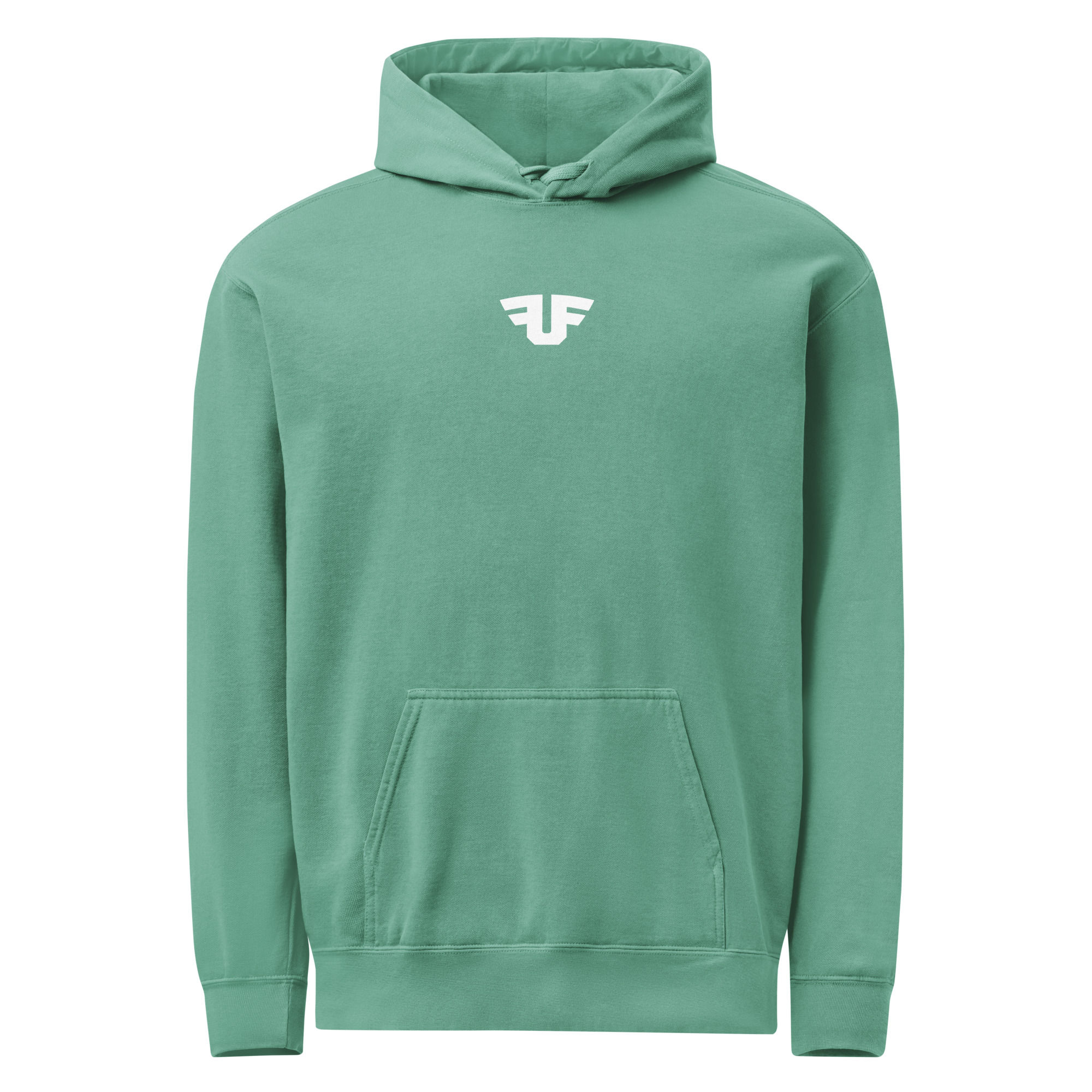 Unisex garment-dyed hoodie
