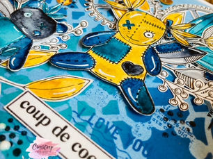 Carte Patchwork de bonheur