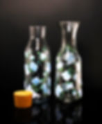 Wine Carafe, hand painted