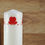 Miniatura: Painted Valentine Candle with holder,  heart candle holder