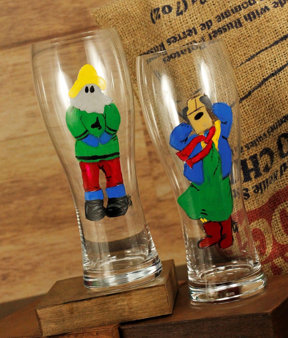 الصورة المصغرة: Mummers Painted Glasses