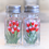 Thumbnail: Painted tulips salt and pepper shakers, glass