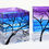 Miniaturbild: Glass Vase with tree, pair