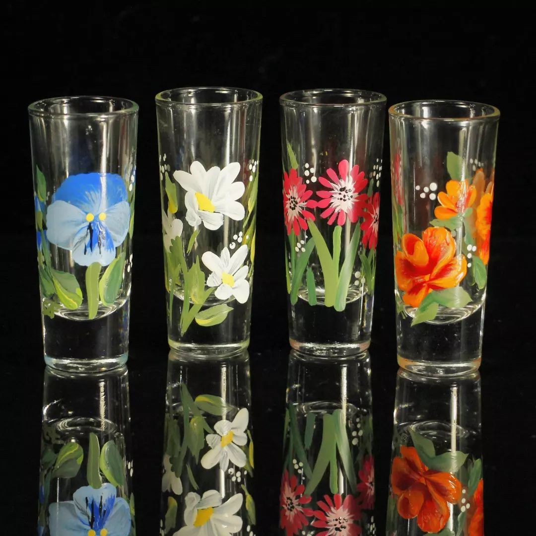 Painted Shot Glasses