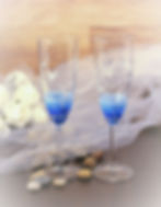 Beach Wedding glasses,