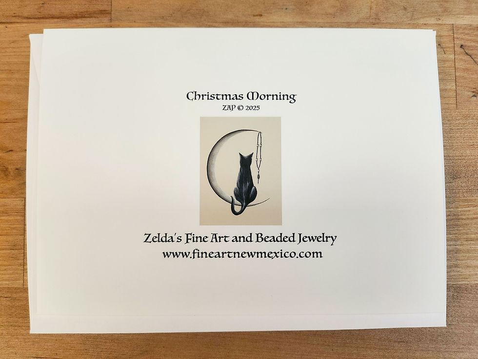 Thumbnail: Christmas card variety pack, 6 cards, 2 of each design.