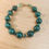 Thumbnail: Malachite and 14k gold bracelet 