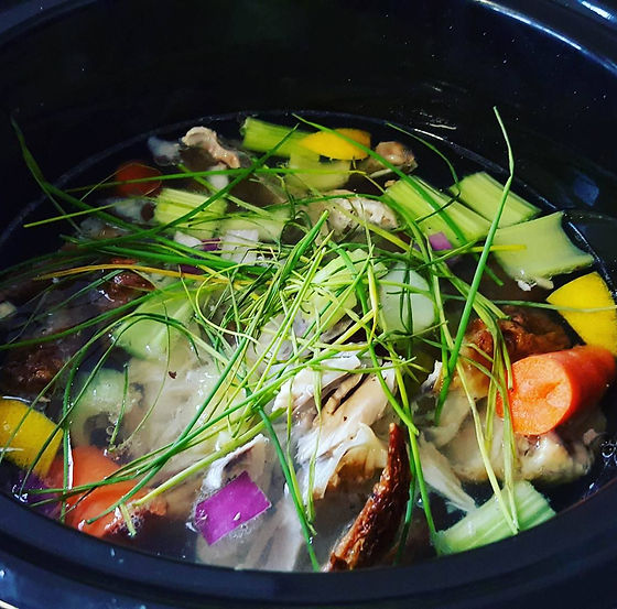 Homemade bone broth