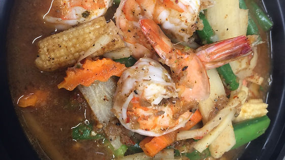 JUNGLE CURRY WITH SHRIMPS